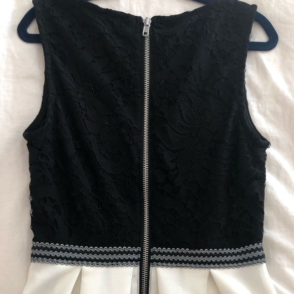 SPEECHLESS - Lace-Trim Dress, Women’s XXS, Polyester/Spandex, Zipper Closure - Picture 4 of 6